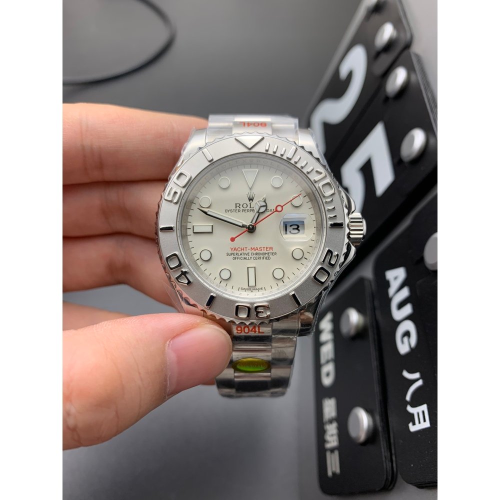 Rolex Yacht-Master 116622 40mm ARF Platinum White Dial White Gold Steel 3235 Movement