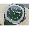 Patek Philippe Aquanaut 5168G-010 SS 3KF Best Edition Green Dial on Green Rubber Strap A324 Super Clone V3
