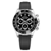 Rolex Daytona White Gold Black Dial Oysterflex Strap 116519LN-0025 Unworn