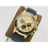 Rolex Daytona 116518LN Gold Yellow Black Dial Rubber 1:1 Super Clone 4130 Movement