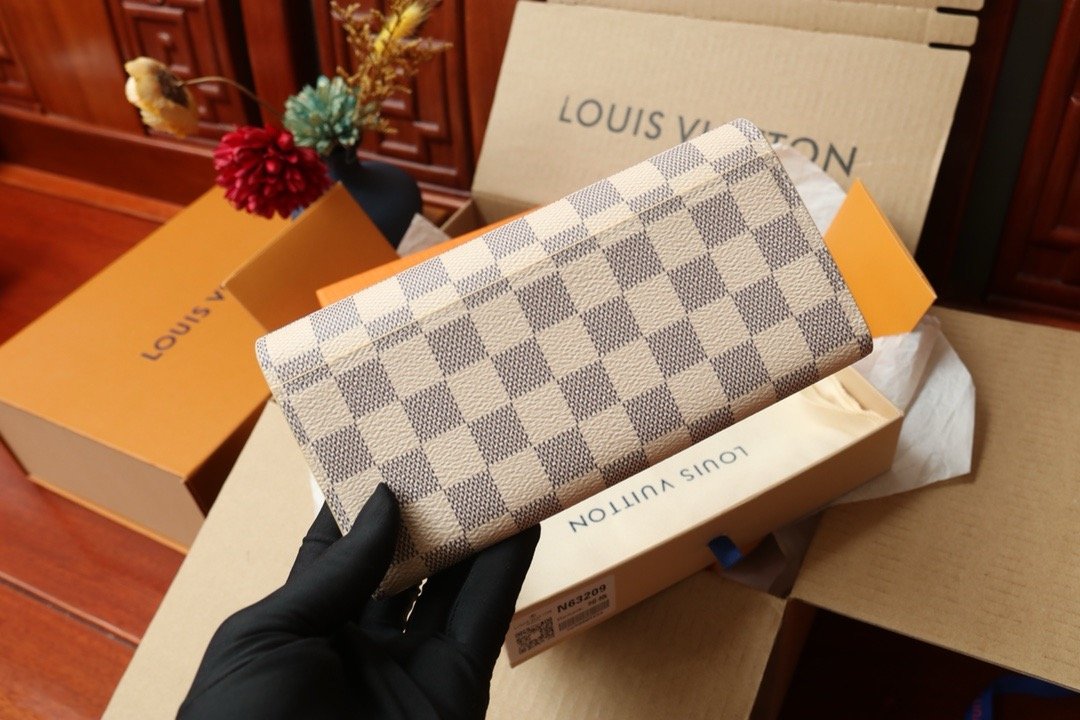 LV brazza wallet monogram canvas 19*3.5*10cm