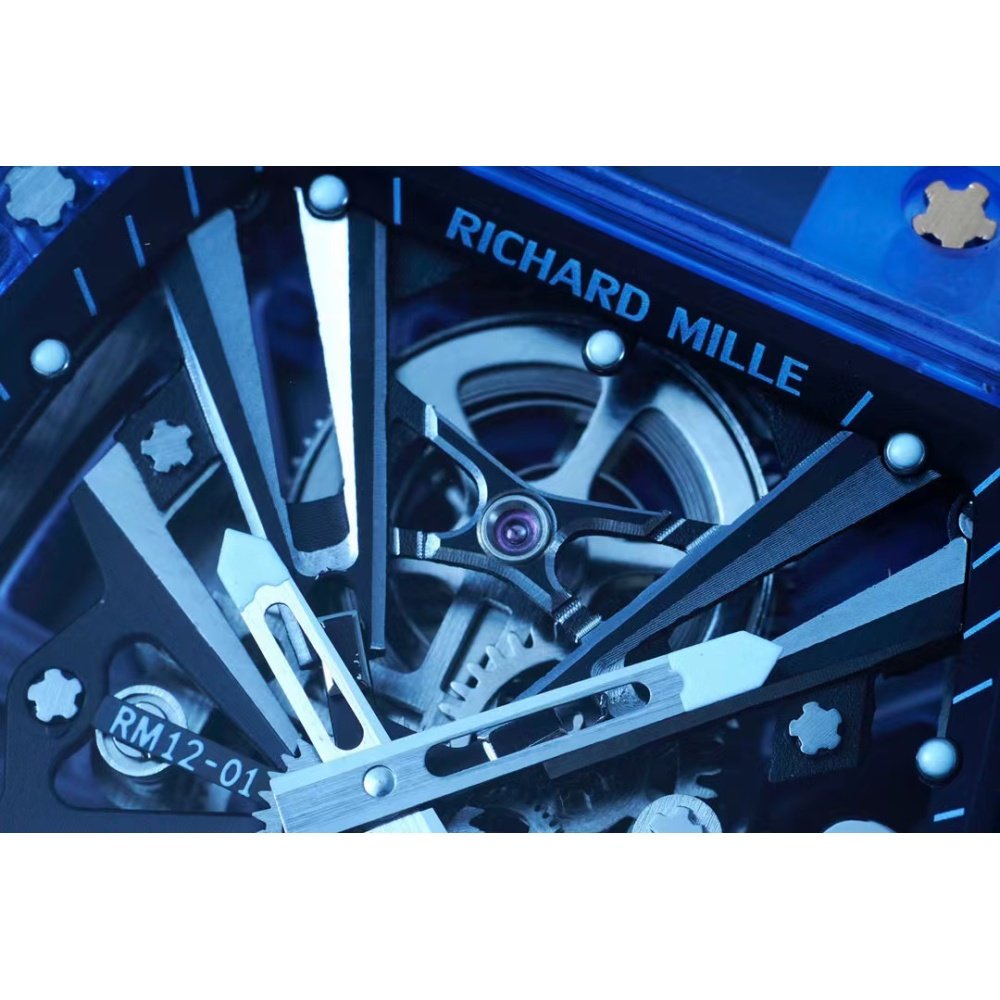Richard Mille Blue Sapphire Turbillon RM12-01 50/42mm