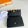 LV portefeuille capsine compact black wallet wallet card holder