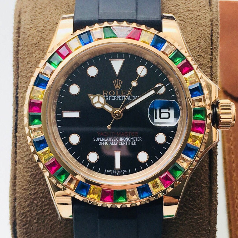 Rolex Yacht-Master 1166995SATS Multi-Color Gem Bezel 3135 Movement 40mm 37mm