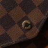LV sarah flap long wallet