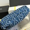 Chanel 24A 22Bag medium denim garbage bag AS3261W1080