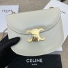 TEEN BESACE TRIOMPHE chain shiny cowhide handbag white