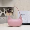 Sakura Pink AVA TRIOMPHE Full Leather Handbag