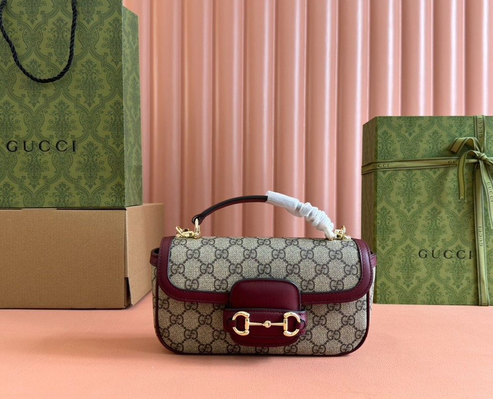 Gucci Horsebit 1955 series small handbag 815206 FAD6M 8759