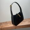 【𝑳𝑬 𝟓 𝑨 𝟕】𝙍𝙤𝙨𝙚 same style smooth plain leather 𝙃𝙊𝘽𝙊 handbag Plain leather gold/black 𝟔𝟓𝟕𝟐𝟐𝟖