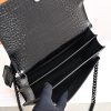 YSL Crocodile-Pattern Sunset bag