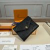 LV embossed wallet card holder
