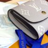 LV Grey! Short! Wallet Wallet made of soft monogramempreinte leather