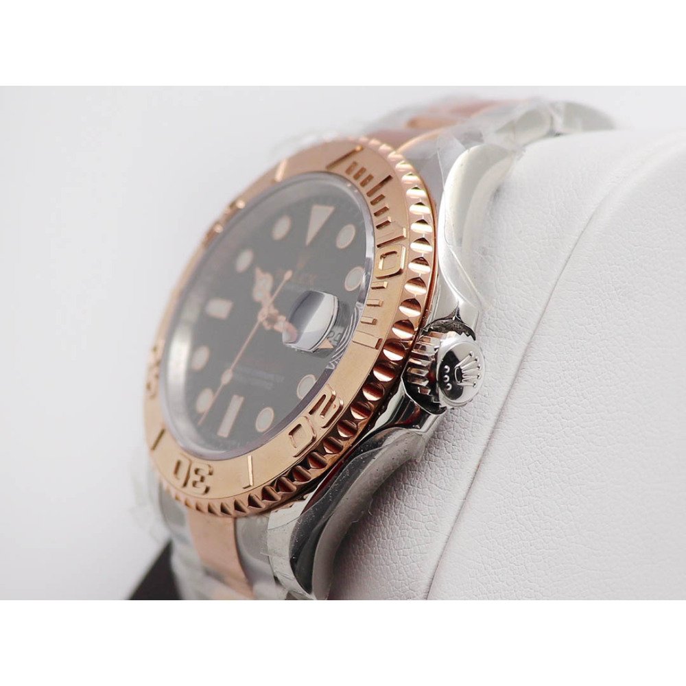 Rolex Yacht-Master 116622 Rose Gold Black Dial Swiss 3235 Movement