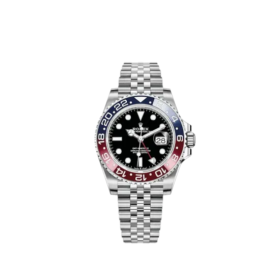 Rolex GMT Master II Batman & Pepsi 126710 Oyster Jubilee Bracelet Stainless Steel