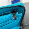 LV light blue (embossed) zippy wallet card holder wallet