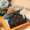 LV Monogram Blue Card Holder