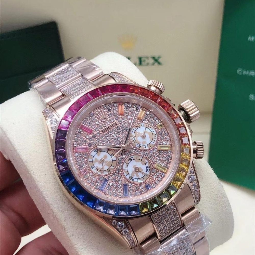 Rolex Daytona Rainbow diamond