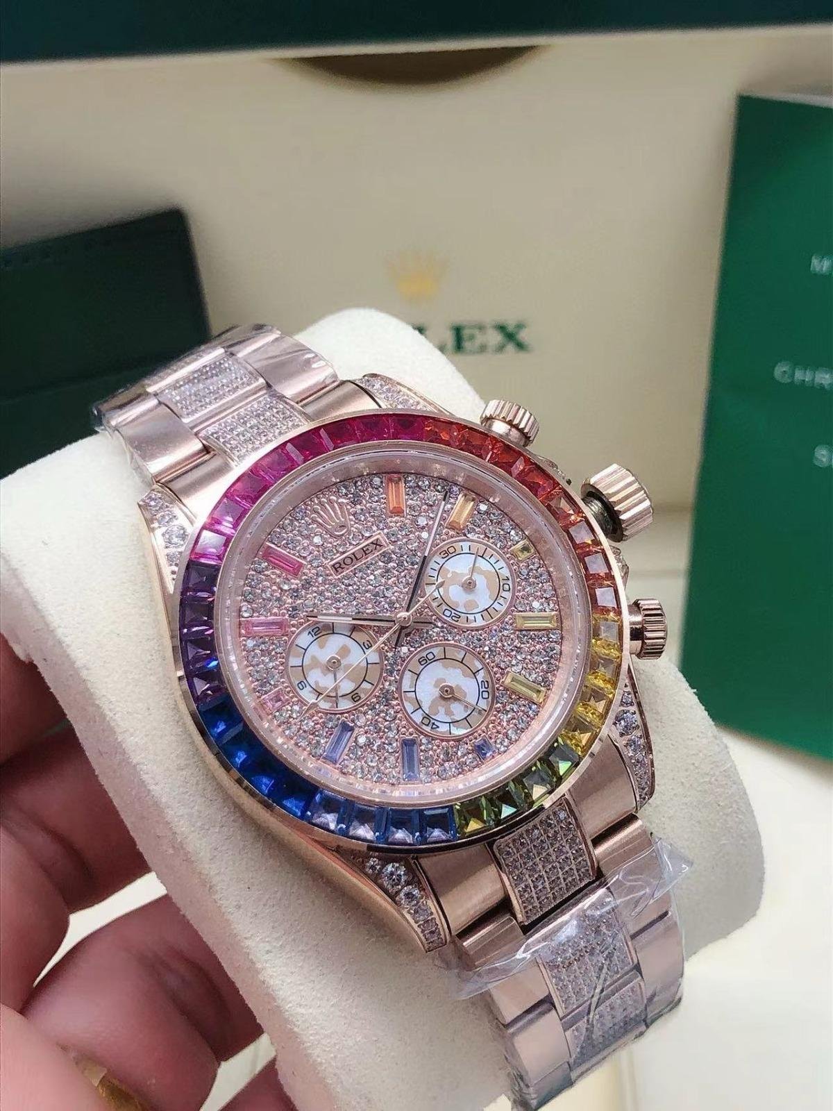 Rolex Daytona Rainbow diamond
