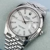 Rolex Datejust 41 Oystersteel and 18K White Gold 41 mm White Dial 126334-0010