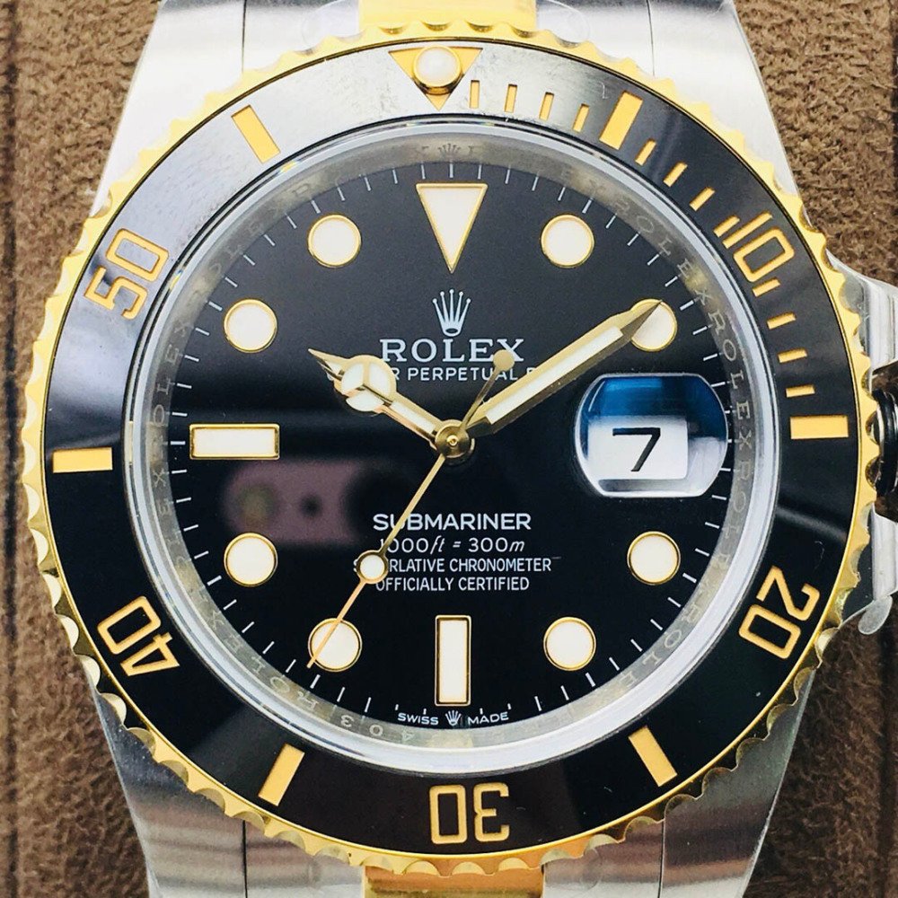 Rolex Submariner 116613LN Black Dial Yellow Gold Super Clone 3235 Movement