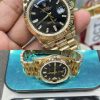 Rolex Day-Date 228238 Black Crystal Dial Yellow Gold President Bracelet Swiss 3255 Movement