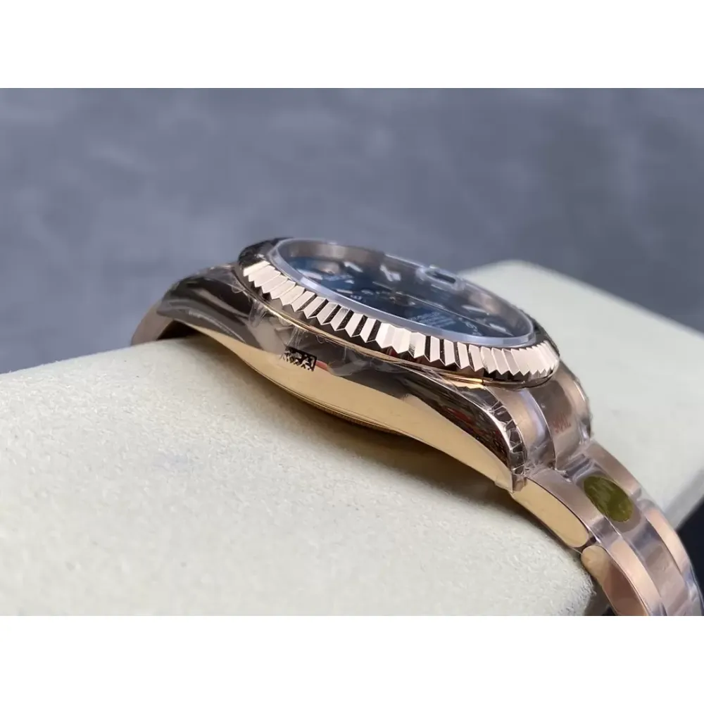 Rolex Sky-Dweller 336935 Skywalker Rose Gold And Blue Dial Steel Swiss 2824 Movement