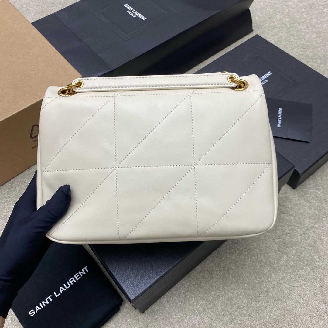 JAMIE 4.3 Small Original Sheepskin Handbag Creamy White Sheepskin/Gold 763475