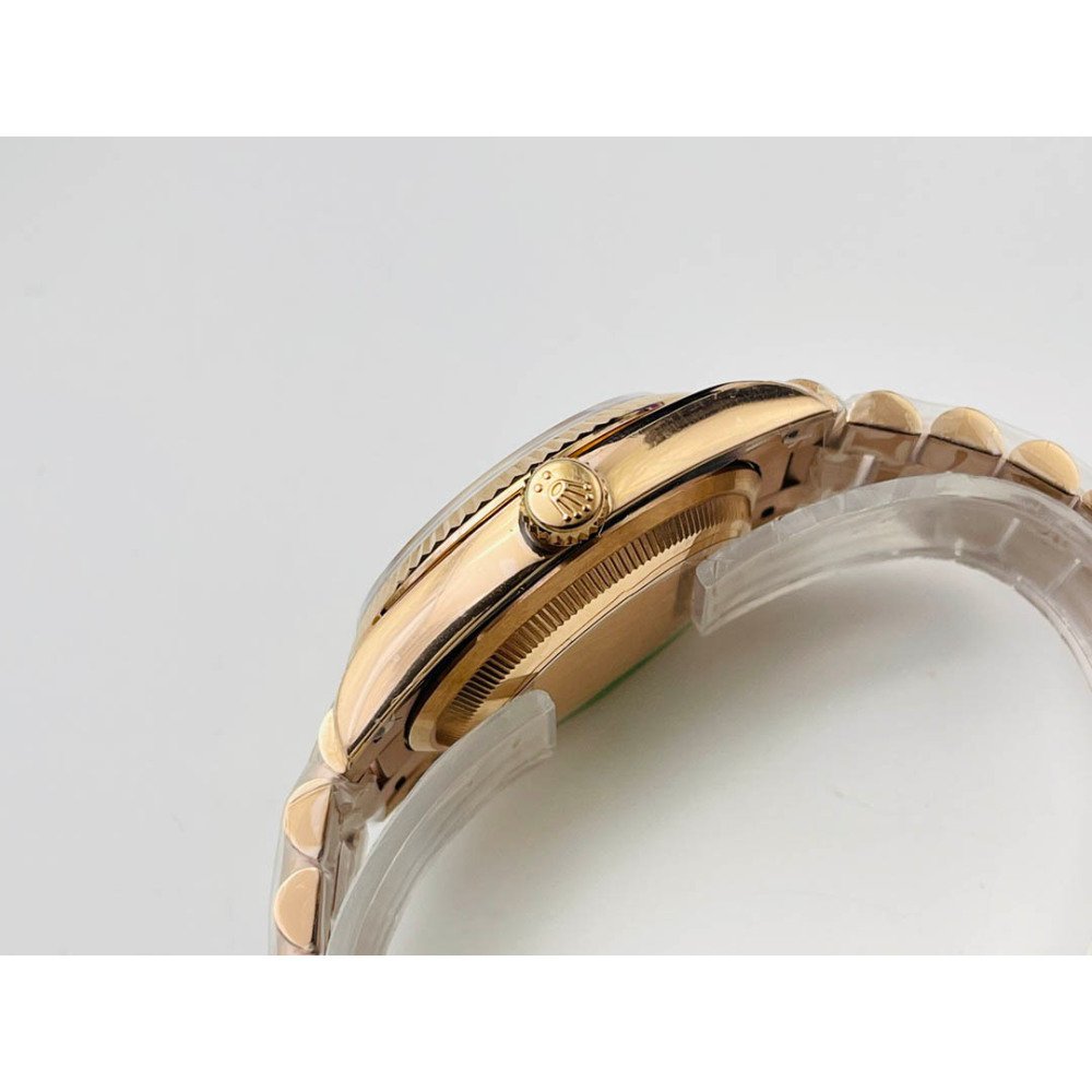 Rolex Day-Date Rose Gold Gray Dial Super Clone Swiss 3255 Movement
