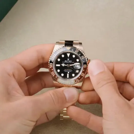 Rolex GMT-Master II Root Beer Two Tone Black Dial Ref 126711chnr-0002