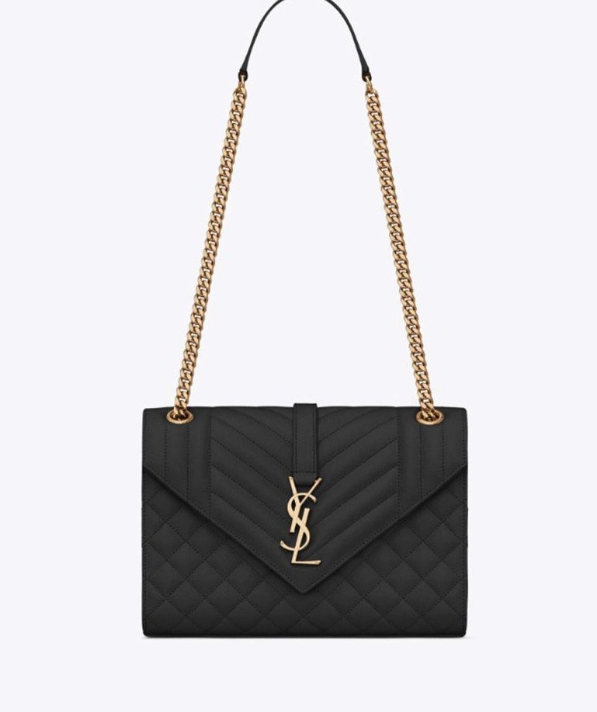 YSL Leather Envelope Bag