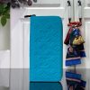 LV light blue (embossed) zippy wallet card holder wallet