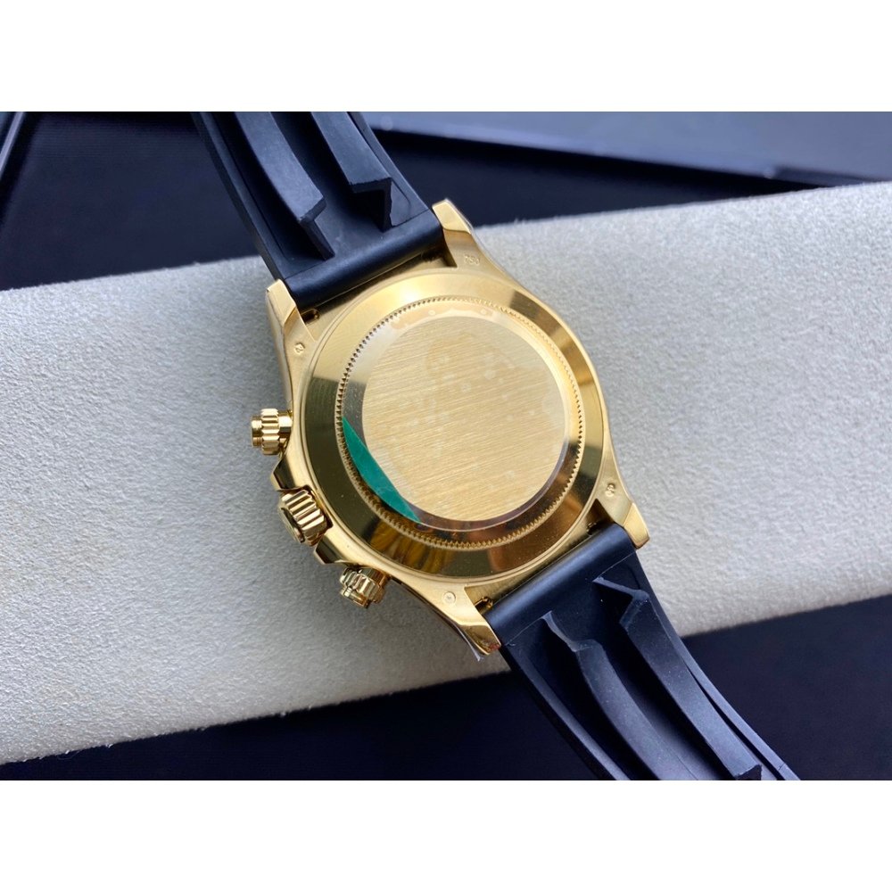 Rolex Daytona 116518LN Black Dial Rubber Strap A7750 Movement