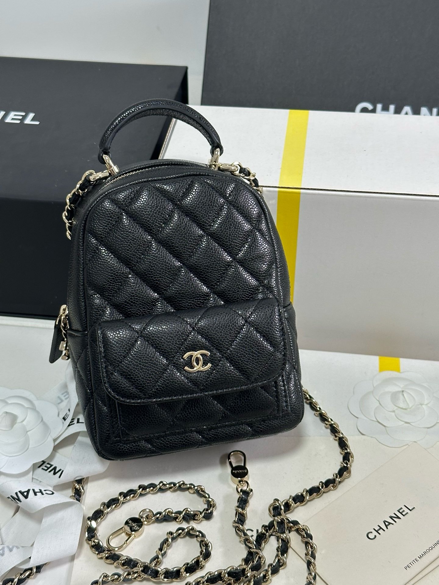 Multifunctional 𝗠𝗶𝗻𝗶 Backpack black AS3753W980