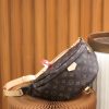 BUMBA waist bag m43644 French original leather full steel hardware