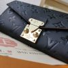 LV Diamond pattern leather embossed pochette metis handbag envelope wallet