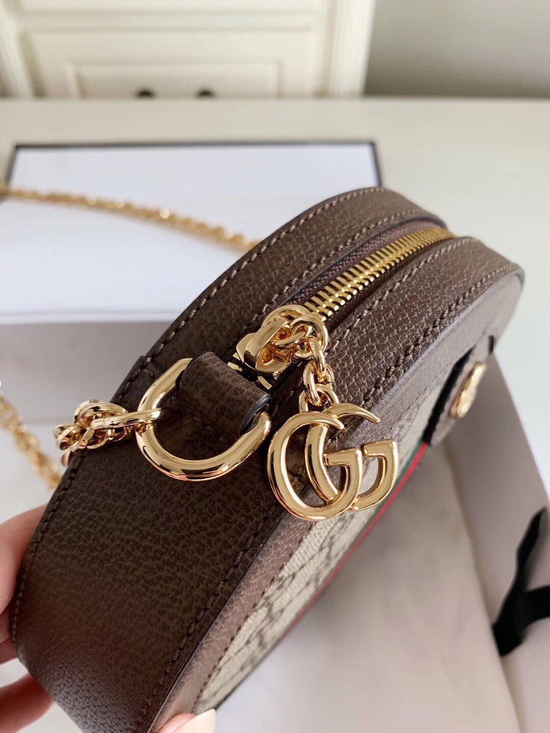 Gucci Ophidia Series Mini Round Bag