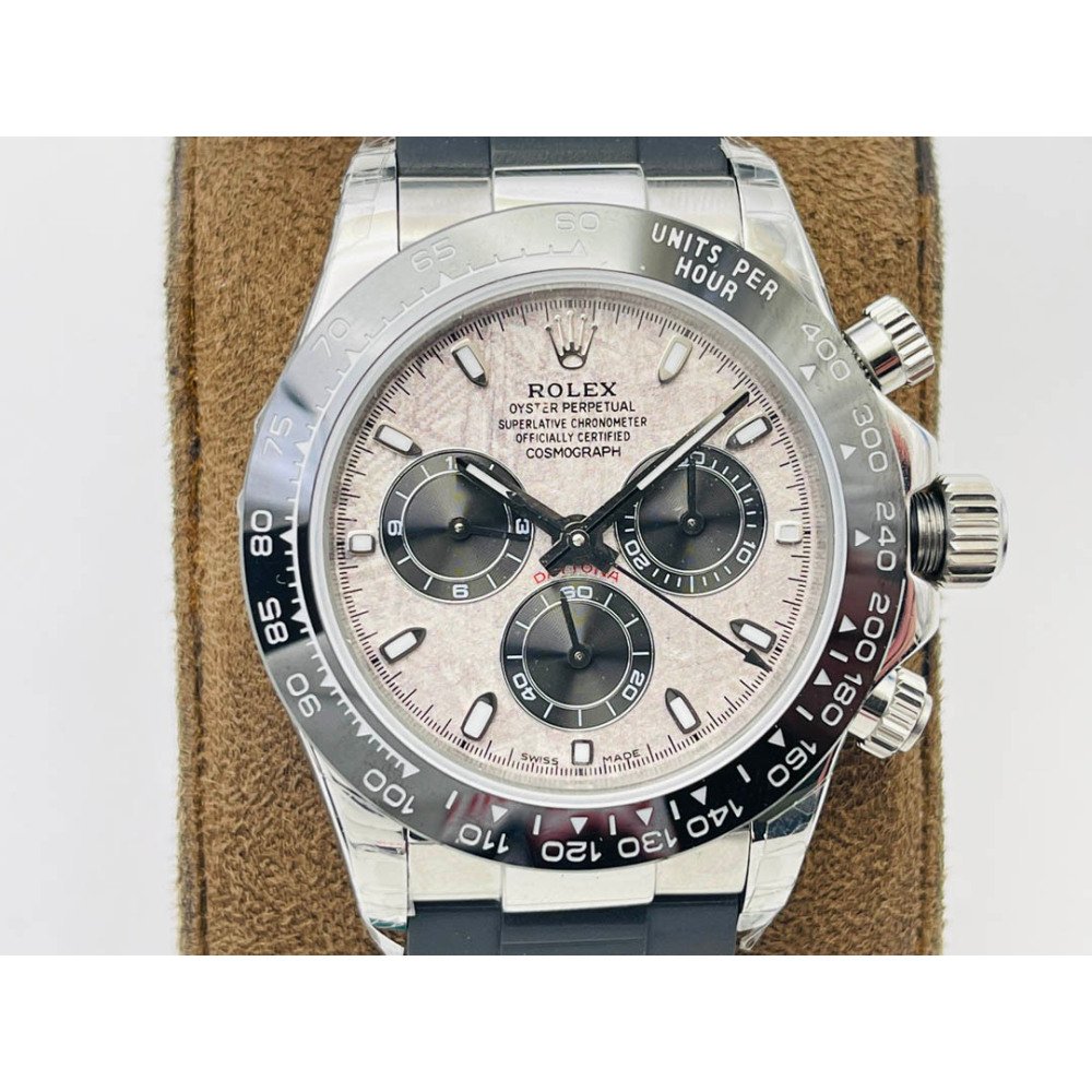 Rolex Daytona 116518LN Steel Rubber Meteorite Dial Swiss 4130 Movement