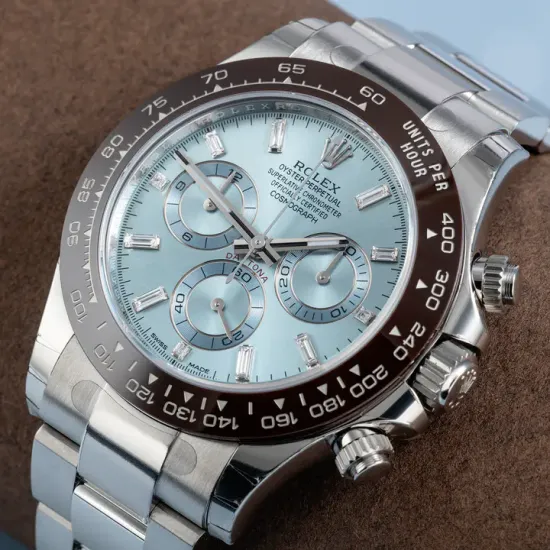 Rolex Cosmograph Daytona 40mm Platinum Ice-Blue Dial m116506-0002 Unworn