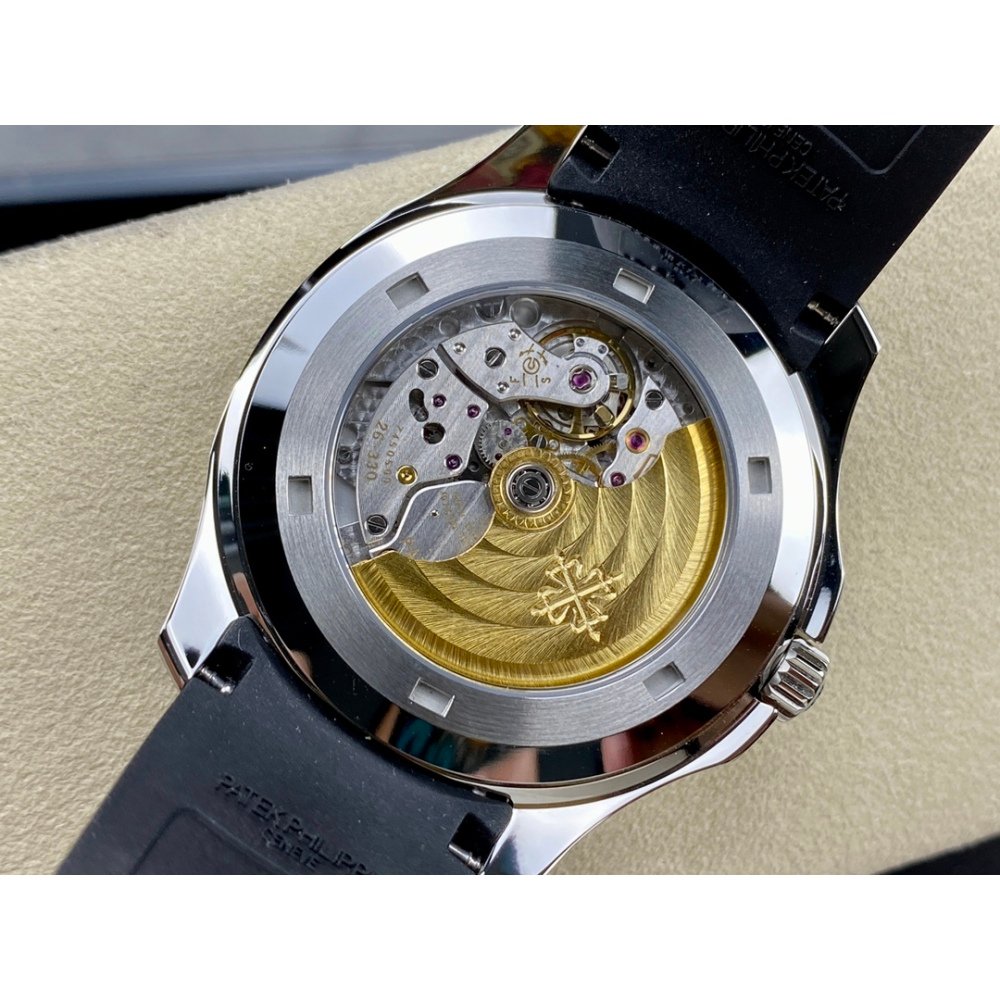 Patek Philippe Aquanaut 5167-001 SS 3KF Best Edition Gray Dial on Black Rubber Strap A324 Super Clone V3