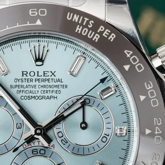 Rolex Cosmograph Daytona 40mm Platinum Ice-Blue Dial m116506-0002 Unworn