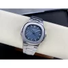 Nautilus 5811/1G 3K factory 1:1 Best Edition Blue Textured Dial on SS Bracelet A330 Super Clone