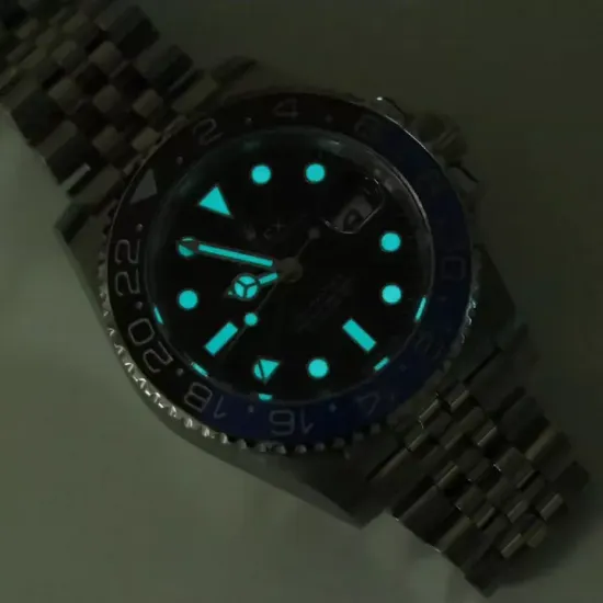 Rolex GMT Master II Batman & Pepsi 126710 Oyster Jubilee Bracelet Stainless Steel