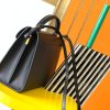 Cassandra Medium Grain-Pressed Leather Tote Bag