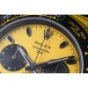Rolex DIW Modified Datona Carbon Fiber Yellow Black Dial Swiss 4130 Movement