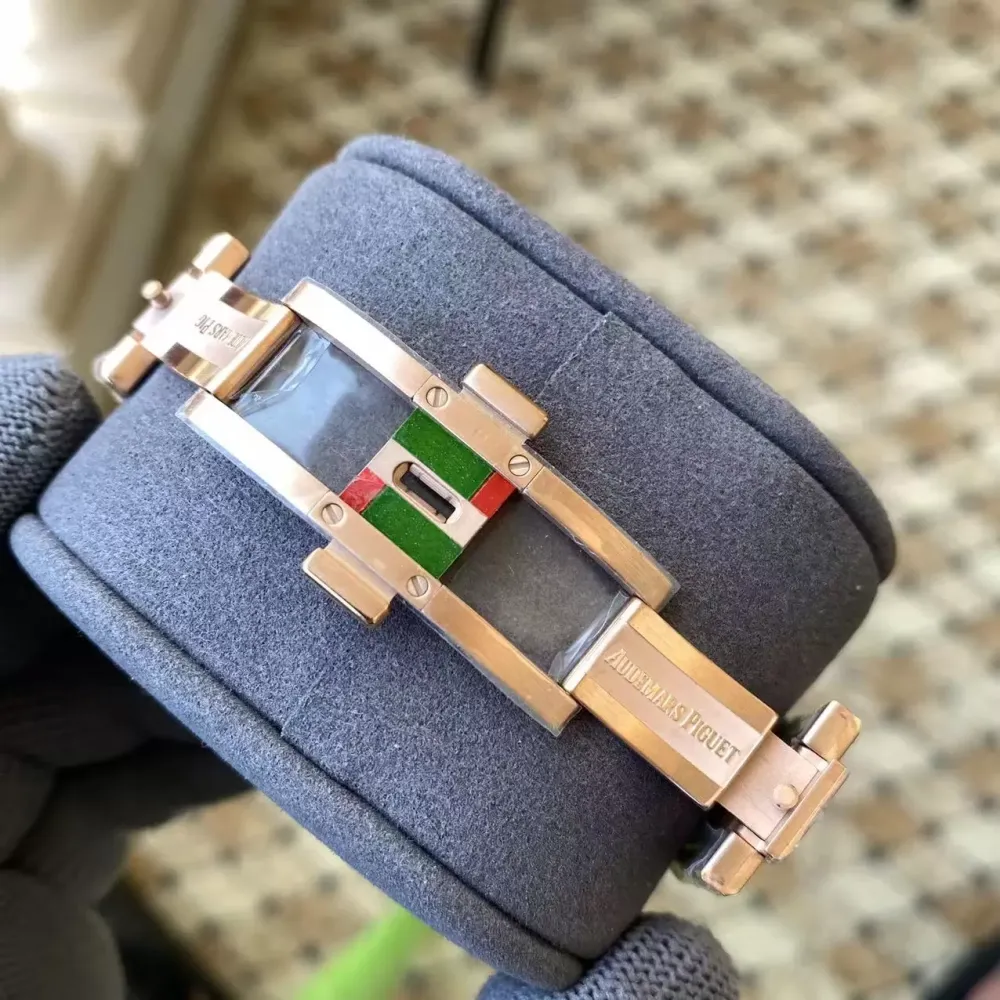 AP Royal Oak 41mm Complicated 26574 RG APS F1:1 Best Edition Rose Gold Dial on GR Bracelet A5134 (CHS)