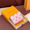 LV Pink! Short! Wallet Wallet made of soft monogramempreinte leather