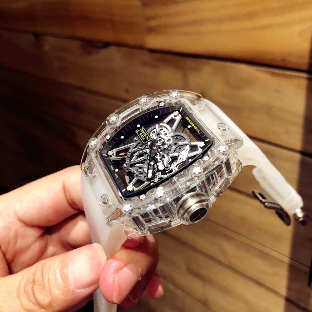Richard Mille RM35-02 Men Mechanical Watch Rubber Band galaas