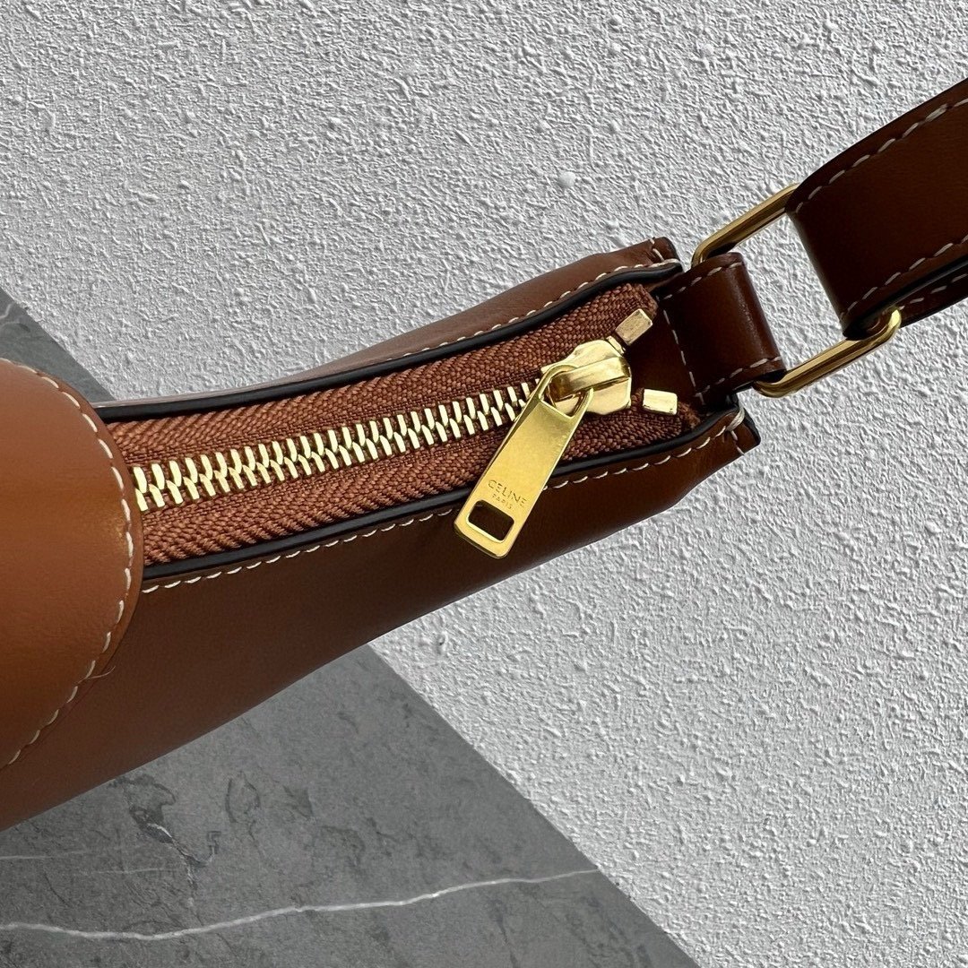TRIOMPHE CANVAS AVA ARM BAG WITH LOGO PRINT