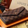 LV sarah flap long wallet
